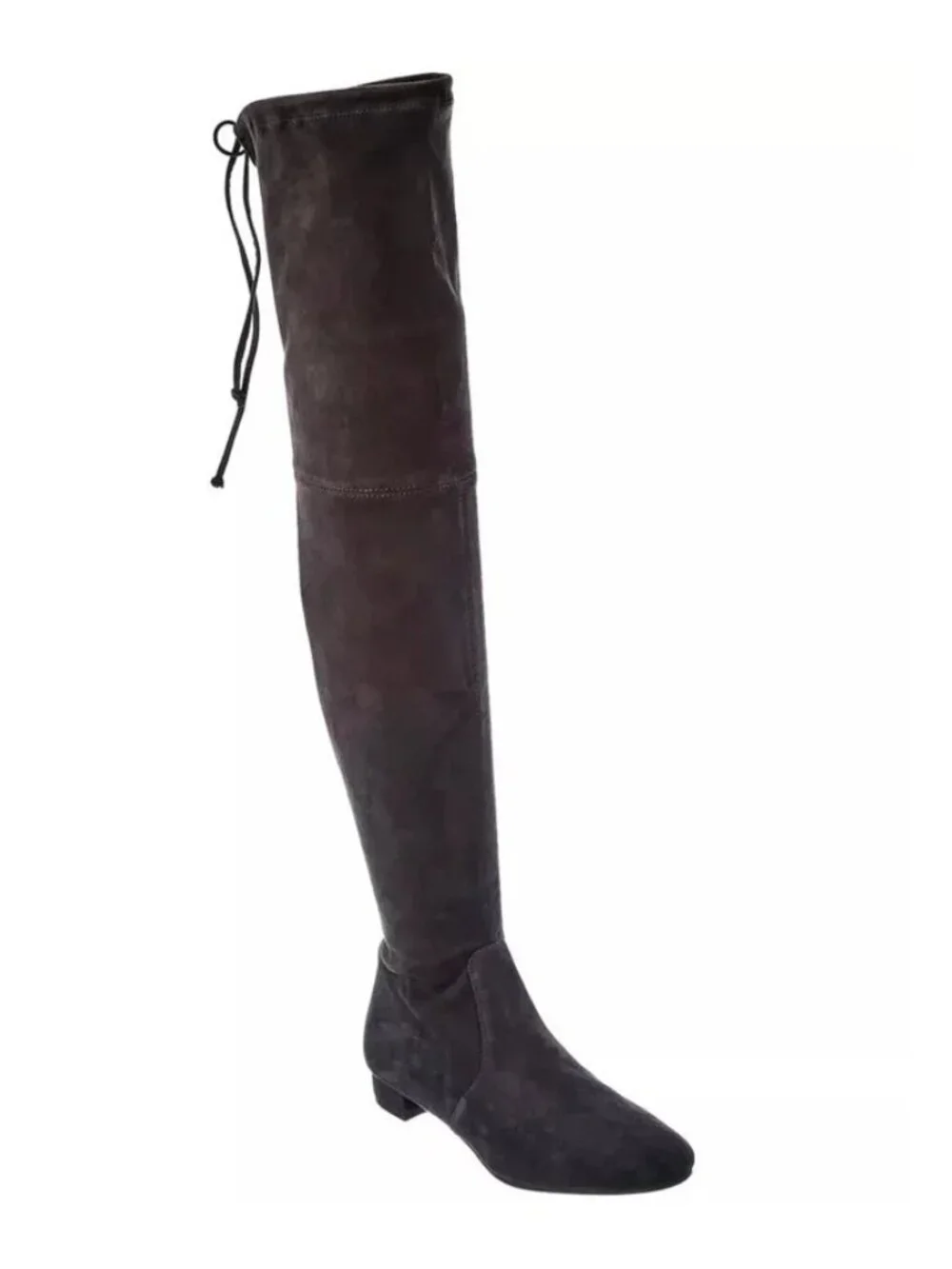 Stuart Weitzman Genna 25 Gray Suede Thigh High City Boots Size 9